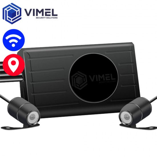 Dual Motorbike Camera WIFI GPS Tracking