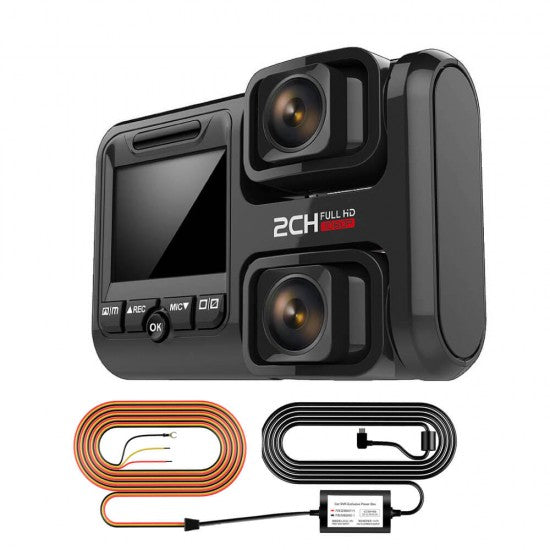24/7 Security Monitoring Dual Dash Camera Parking Guard