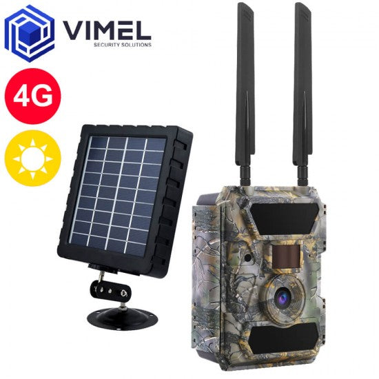 Outdoor 4G Solar Powered Trail Camera Wild Life