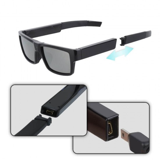 High quality spy glasses camera 1080P