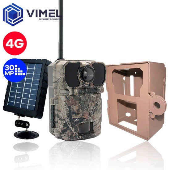 4G Solar Trail Camera Metalbox 30MP