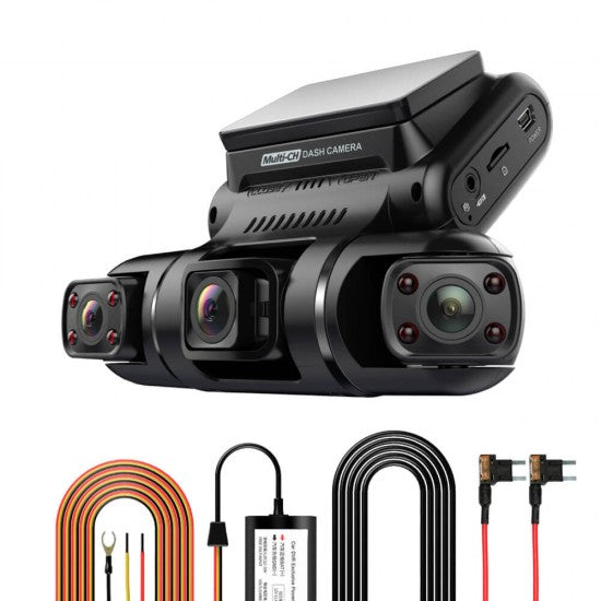 24/7 Triple Channel Dash Camera WIFI