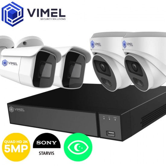 VIMEL DIY NVR Security Home System 5MP