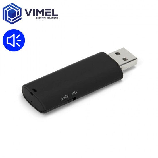 Micro Hidden USB Drive Voice Activated Audio Recorder