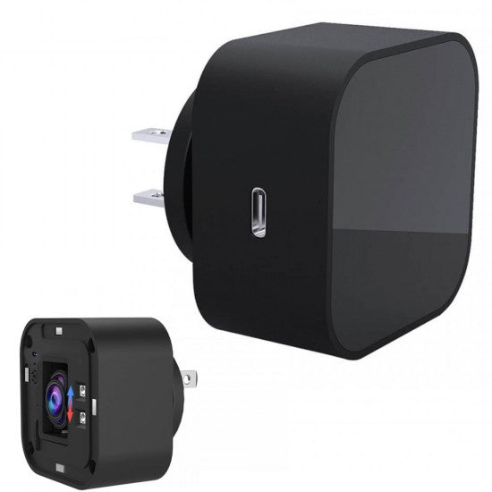 WiFi Wall Charger Hidden Camera – DC Power Adapter with Audio