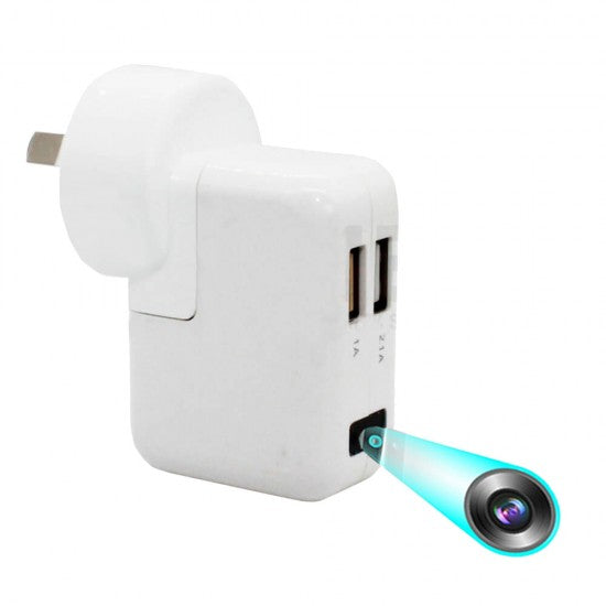Home Hidden Wall Power Adapter Spy Security Camera