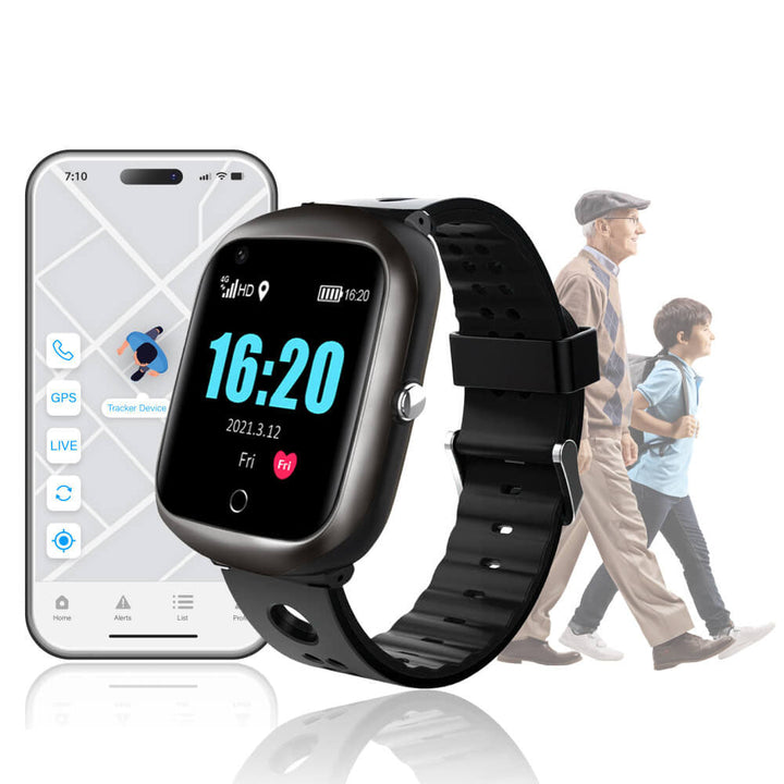 4G Smart GPS Watch Tracker for Kids and Elderly