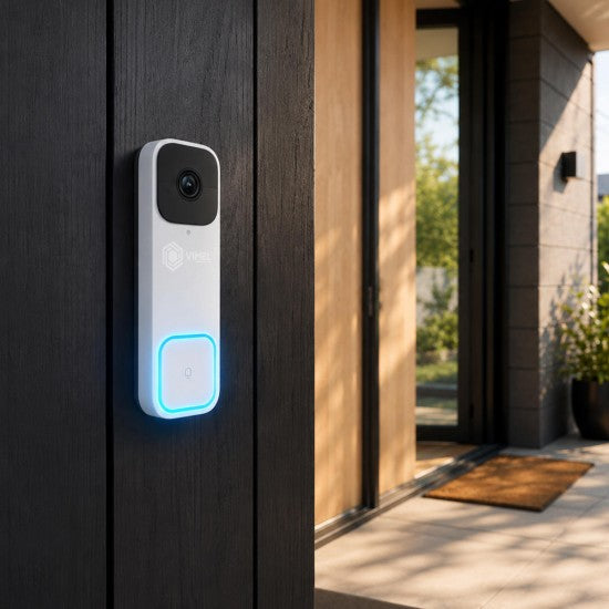 WiFi Doorbell Camera 2K with Chime &amp; Two-Way Talk