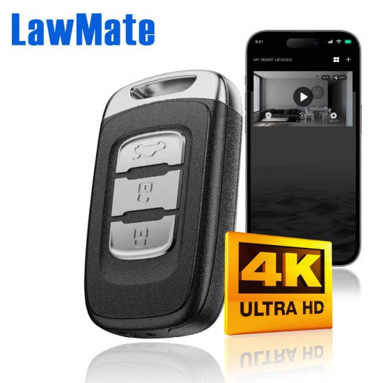 Lawmate 4K Key Fob Camera 4K 8Mx Image Sensor