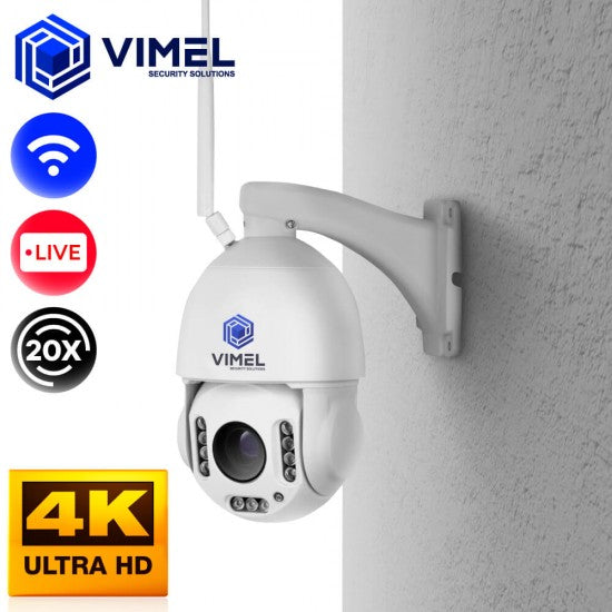 WIFI Security Camera 20X Zoom 4K