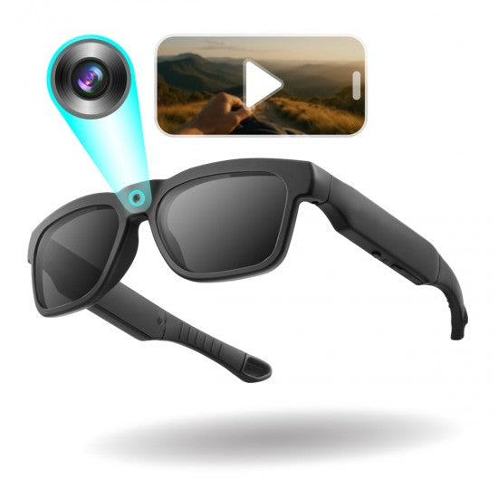 WiFi Spy Camera Sunglasses - 1080p Live Video & 32GB Memory