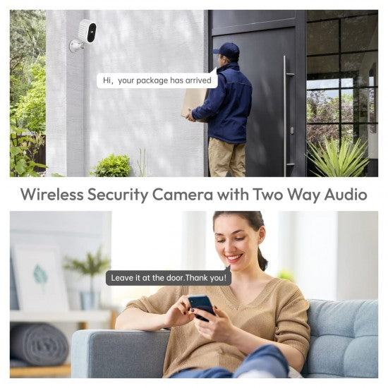 Dual-Band Wireless Security System - 2K, 4 Channel Hub