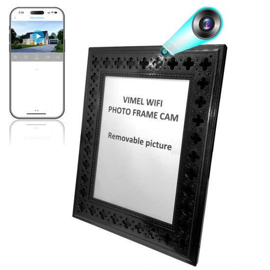 Spy IP Camera Photo Frame WIFI Motion activated