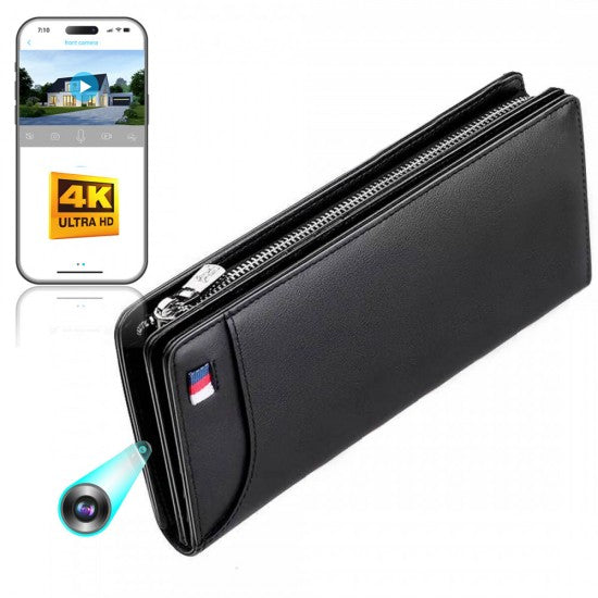 Real LIVE View 4K Notebook Spy Camera