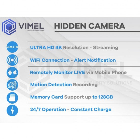 WIFI Spy Camera Smoke Detector